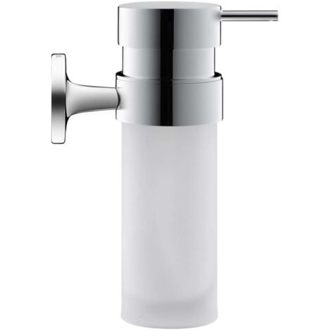 Dispensador de jabón Starck T cromado con cristal blanco mate DURAVIT (1/2)
