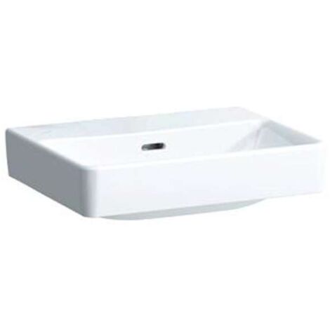 Lavabo LAUFEN PRO S 450 x 340 mm con rebosadero, sin orificio para grifería, blanco LAUFEN (1/4)