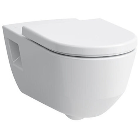 LAUFEN PRO inodoro suspendido sin reborde, lavable, saliente de 70 cm, blanco LAUFEN (1/5)
