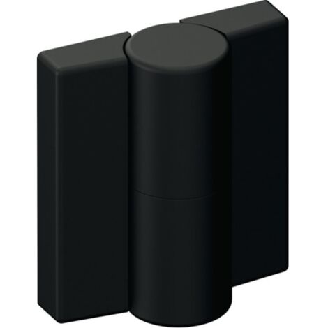 Bisagra derecha DIN H 52 mm An 47 mm PA con inserto de metal negro profundo, my HEWI (1/3)
