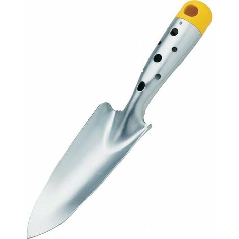 Pala estrecha galvanizada para jardinería, marca Wolf-Garten, modelo LU-P, ideal para plantar en espacios reducidos, acero galvanizado, diseño ergonómico, ligera y duradera (1/2)