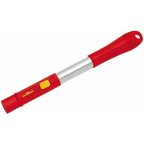 Mango corto de aluminio para herramientas de jardín Wolf Garten ZM 04, ideal para trabajos de precisión, diseño compacto, ligero, resistente y compatible multi-star.
