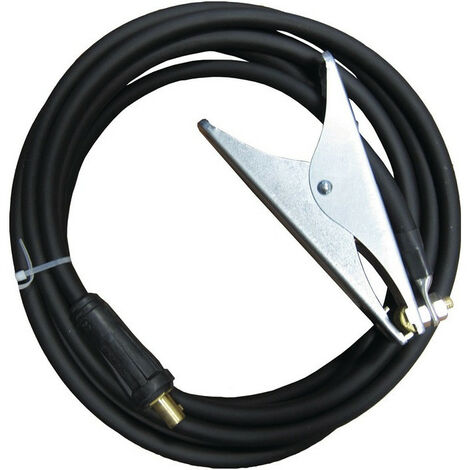 Cable de tierra moldeado de 400 A Longitud 5m D-Ø 35 mm² KS 50 Clavija de PVC