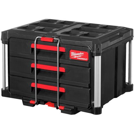Caisse con 3 cajones Milwaukee Ve en 1 unidad