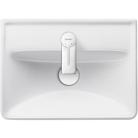 Duravit Handwaschbecken D-NEO 450x335mm o ÜL m HLB 1 Hahnloch weiß (1/5)