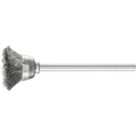 Mini cepillo de taza TBU 1803/3 INOX 0.10 D18xW3xL6mm VA PFERD (Por 10)