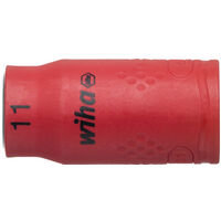 Wiha Inserto de llave de vaso aislado de hexágono exterior de 3/8" 11.0 mm (43067)