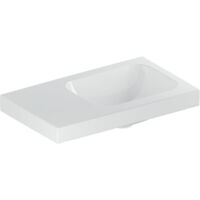 Geberit iCon Light lavabo con enjuague manual, 53 cm x 31 cm, sin