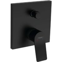 Hansgrohe Vivenis - Grifo empotrado de bañera, 2 salidas, negro mate 75416670
