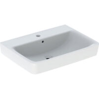 Geberit Aufsatzwaschtisch RENOVA PLAN m HL mit Überlauf 650x480mm weiß KT