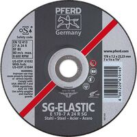 Disco de cizallar SG-ELASTIC para el mecanización del acero, Ø x Espesor : 178 x 8,3 mm, Modelo acodado, Velocidad máx. 8600 tr/mn