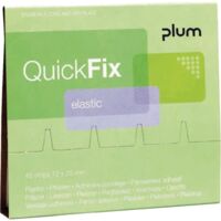 Dispensador de tiritas -QuickFix Elastic- envases de recarga (1 x 45 unidades) elásticas