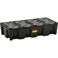 Bandeja colectora 35l L800xW400xH180mm PE con rejilla PE CEMO