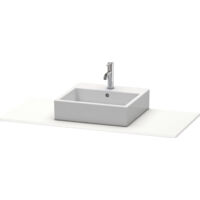 Consola Duravit XSQUARE con recorte 16x1200x550mm blanco mate