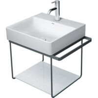 Consola de metal wandhängd. DuraSquare en 235350.HH izquierda / derecha. Negro mate