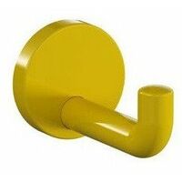 Gancho SERIE 477 100 mm de profundidad, roseta d : 70 mm amarillo mostaza