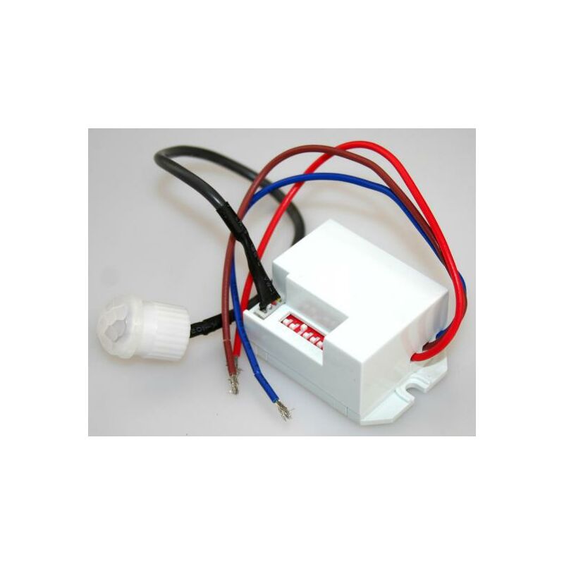 Mini Bewegungsmelder 360° 230V Unterputz Einbau Sensor PIR für LED 10W-800W IP20 