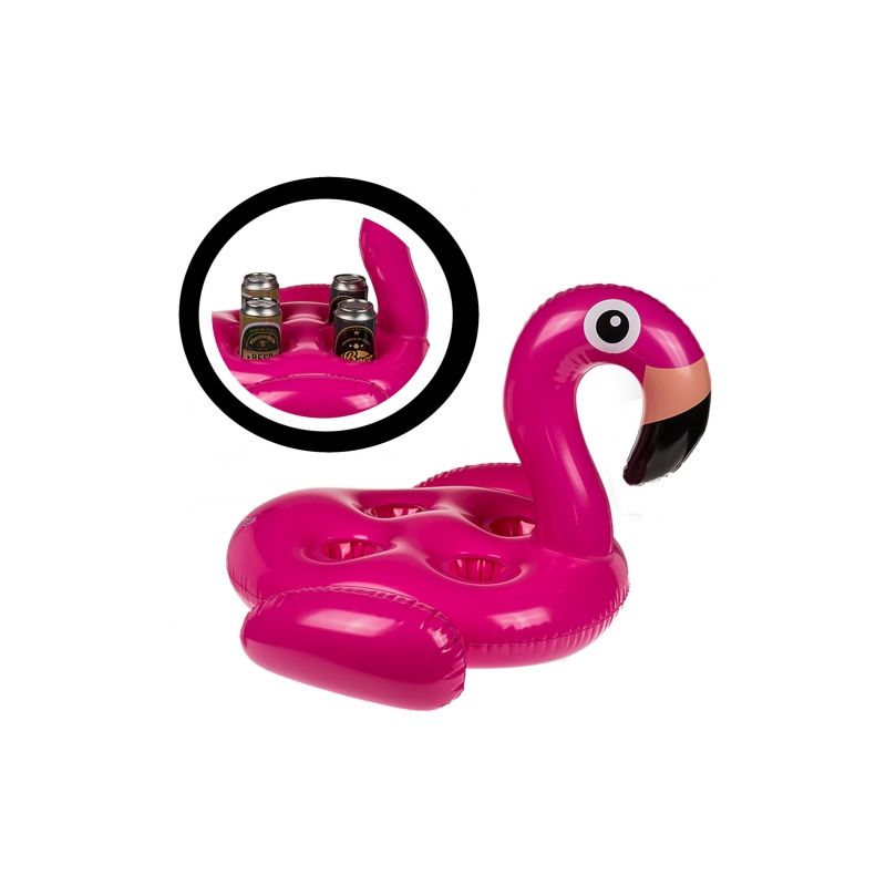 4x Getränkehalter Aufblasbar Badespielzeug Pool Schwimm Trinkhalter Flamingo 