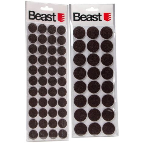 68 selbstklebende Filzgleiter 20+28mm rund schwarz Möbelgleiter Bodenschutz Gleiter (1/4)
