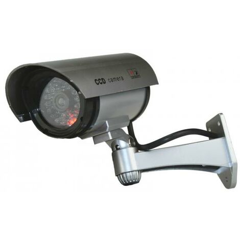 Kamera Attrappe outdoor Außen mit Verfolgerfunktion Bewegungssensor LED Dummy