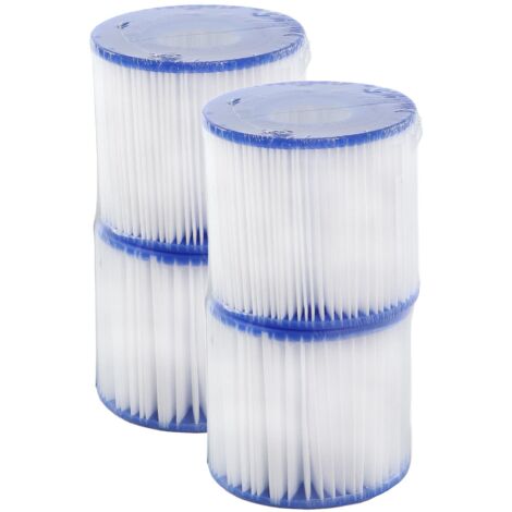 Pool Ersatz Filterpatrone Filterkartusche Größe D im 4er Pack (1/3)
