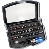Bitsatz S2 Stahl 32 teilig Box mit Gürtelclip Bit Set mit Magnet Schnellwechsel Bithalter
