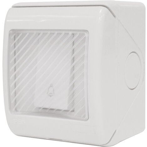 SCS SENTINEL, Botón pulsador impermeable, PushBell 230V, CAC0003