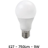 Freddo Lampadina LED E27 A60 12V 10W Bulbo Bianco Caldo Naturale