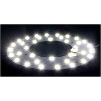Circolina LED Corona 22W SMD 5730 modulo di ricambio circolare tubo neon per plafoniere a Calamita 220V Ultra Slim Luminoso Bianco NATURALE