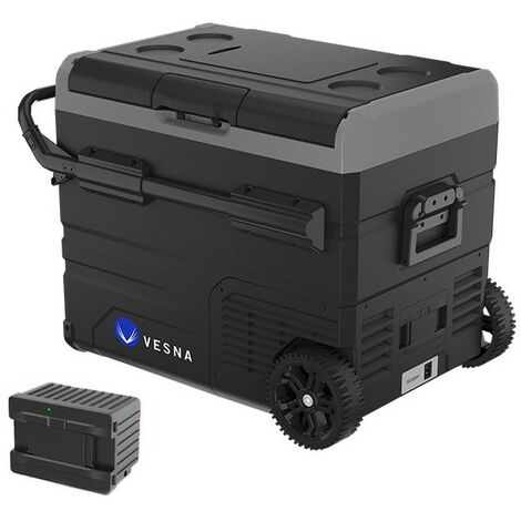VESNA NOMADE Pack glacière congélateur électrique à compression 45L + batterie