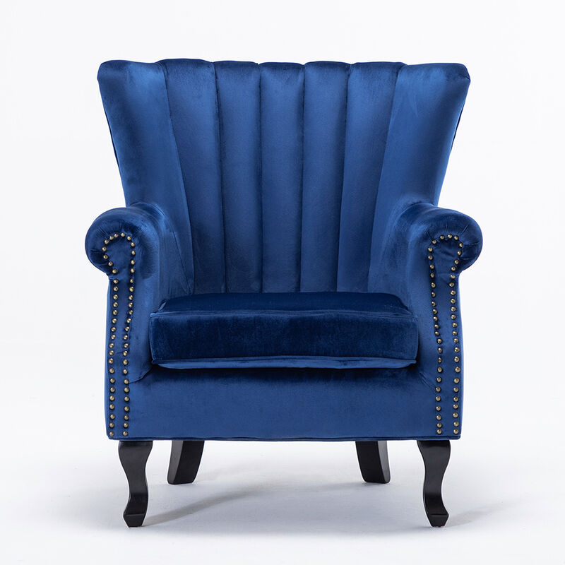 Navy 2024 wing chair