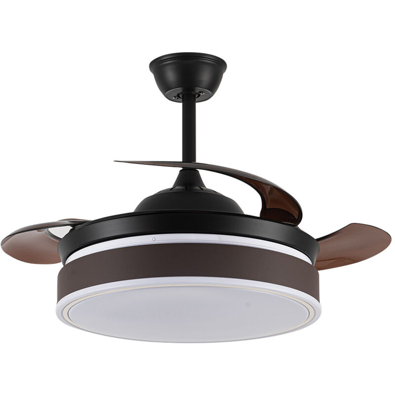 Wilkes Outdoor Ceiling Fan With Dimmable LED Light Remote-Smart 56 Inch | Black Gold - View #7
