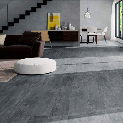 36 Pcs Wood Effect Self Adhesive Flooring