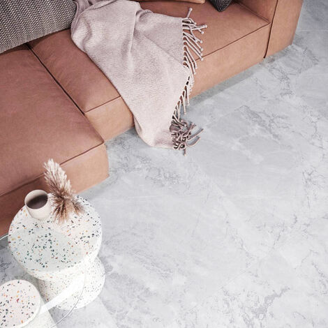 24Pcs Square Self Adhesive Stone Effect Floor Tiles