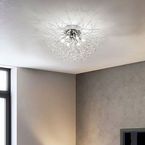 Chrome Beaded Fireworks Recessed Ceiling Light