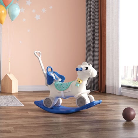 Plastic rocking hot sale horse for toddlers