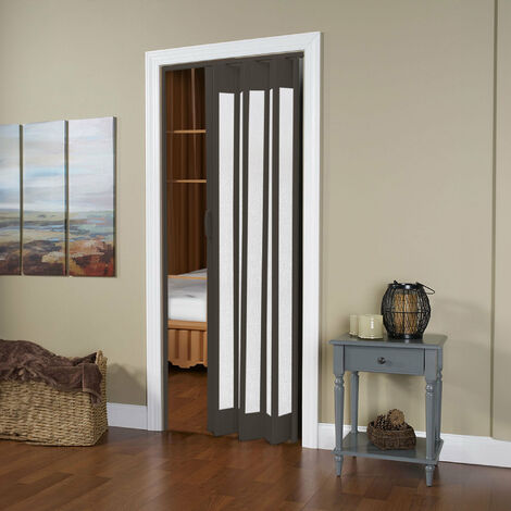 81cm PVC Acrylic Room Divider Screen Folding Door