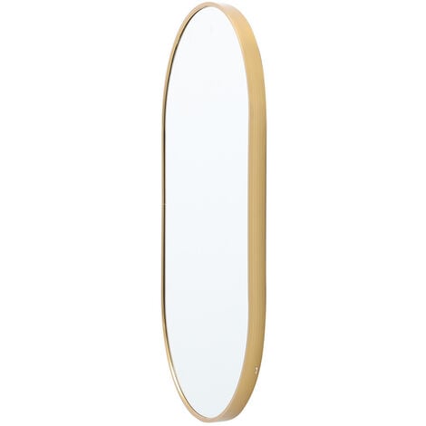 Gold 70cm Oval Bathroom Vanity Mirror Wall Mirror