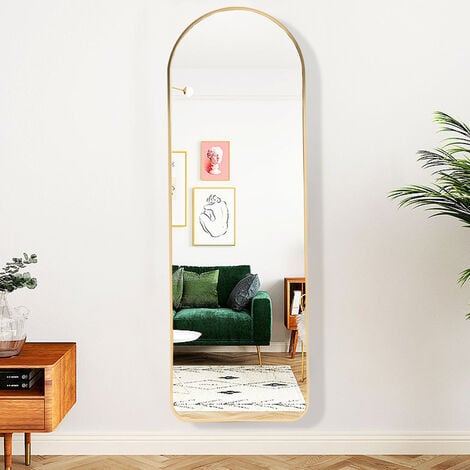 Gold Arch Full Length Wall Mirror 40x120CM