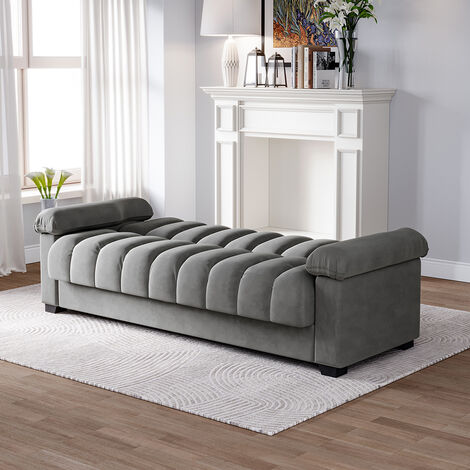 Grey Comfort Sleeper Sofa Bed