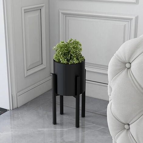 Black Metal Plant Stand Flower Pot Holder