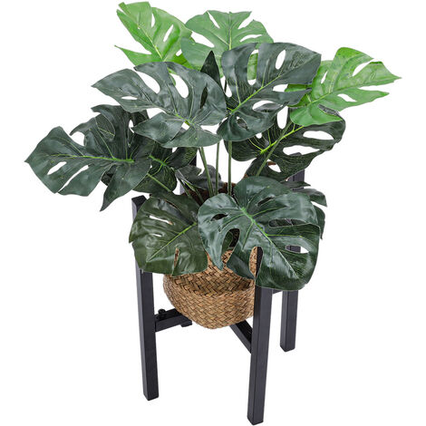 Black Metal Plant Stand Flower Pot Holder