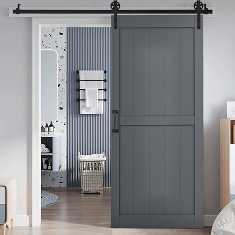 Sliding barn online door armoire wardrobe