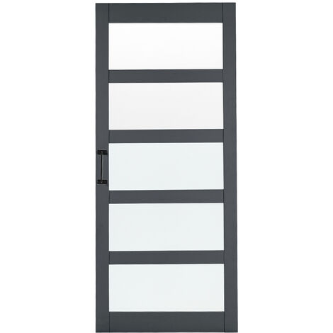 Farmhouse Style Wooden Barn Door with Sliding Kit