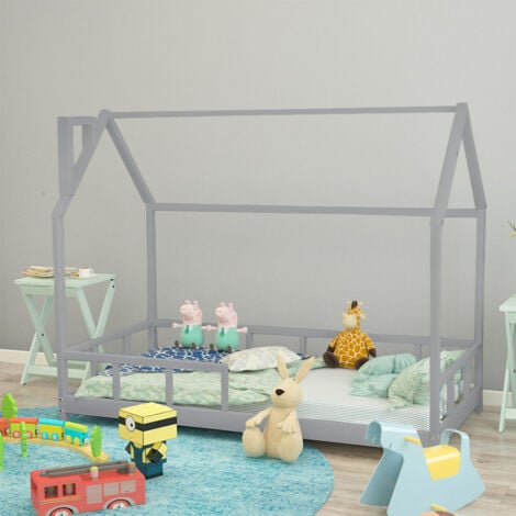 Child’s Bed with House Frame Pine Wood