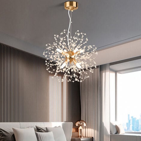 Sputnik Hanging Pendant Light Bulb Not Included, Gold