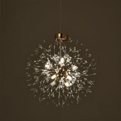 Sputnik Hanging Pendant Light Bulb Not Included, Gold