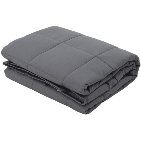 100x155cm Grey Cotton Weighted Blanket