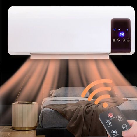 Wall Mounted Electric Heater with Remote Control