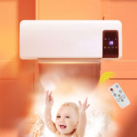 Wall Mounted Electric Heater with Remote Control
